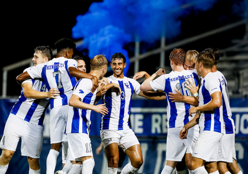 Team. Goal. 

UK beat Wright St. 3-0.

Photos by Chet White | UK Athletics