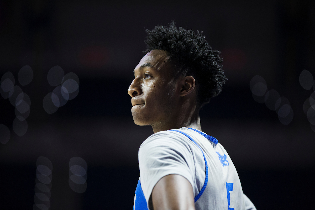 Immanuel Quickley.

Kentucky men's basketball beat Florida 65-54.

Photo by Quinn Foster | UK Athletics
