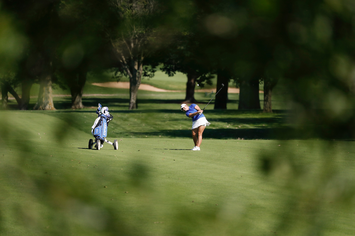 Ryan Bender.

Women's golf practice.

Photo by Chet White | UK Athletics