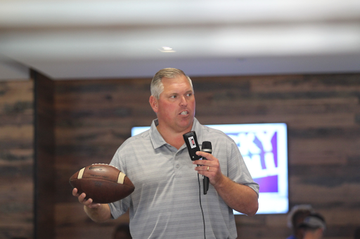 John Schlarman.

Women's clinic hosted by Kentucky Football on July 28th, 2018 at Kroger Field in Lexington, Ky.

Photo by Quinlan Ulysses Foster I UK Athletics