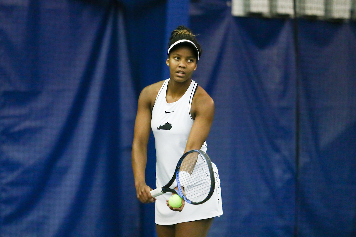 Lesedi Jacobs.

Kentucky women's tennis hosts Miami University (OH).

Photo by Hannah Phillips | UK Athletics