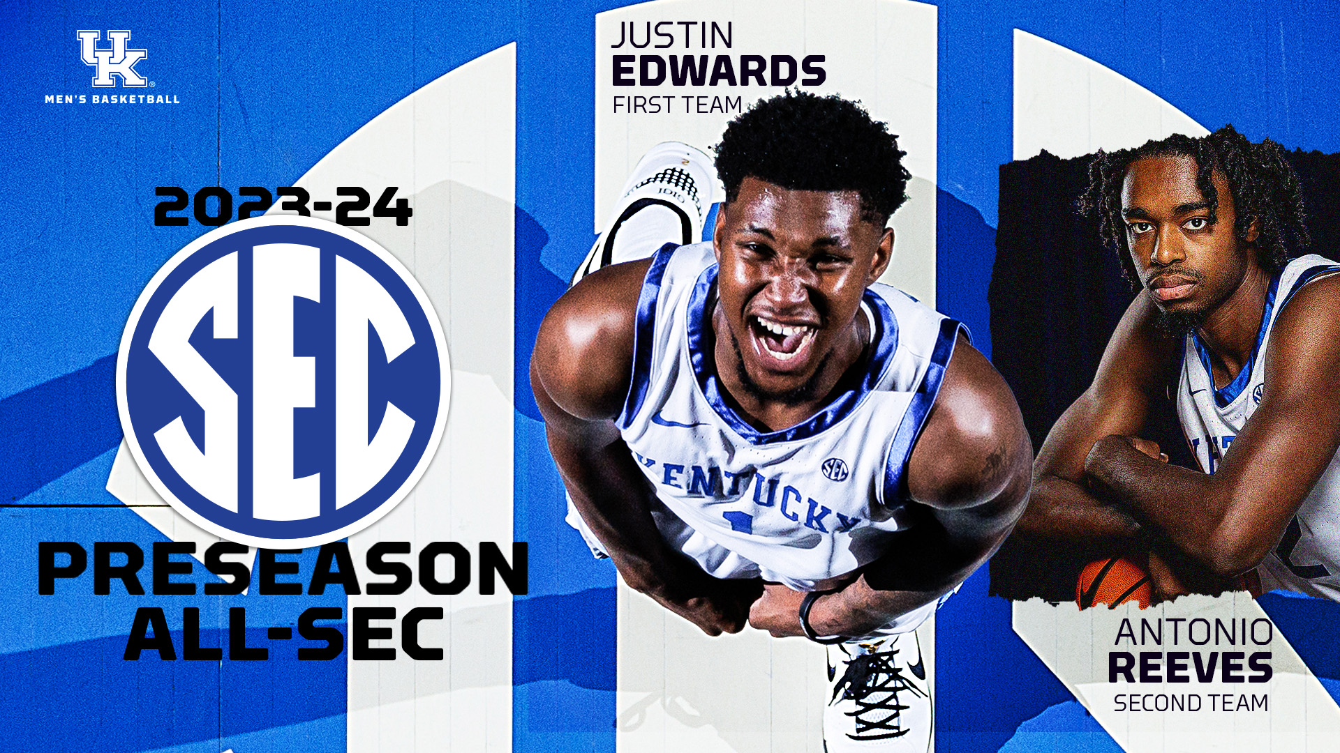 Justin Edwards, Antonio Reeves Named Preseason All-SEC