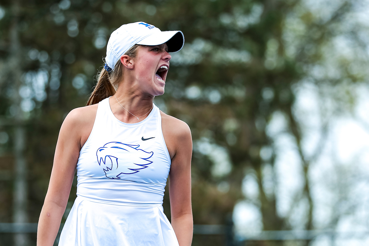Ellie Eades.

Kentucky vs Mississippi State women’s tennis.

Photo by Eddie Justice | UK Athletics