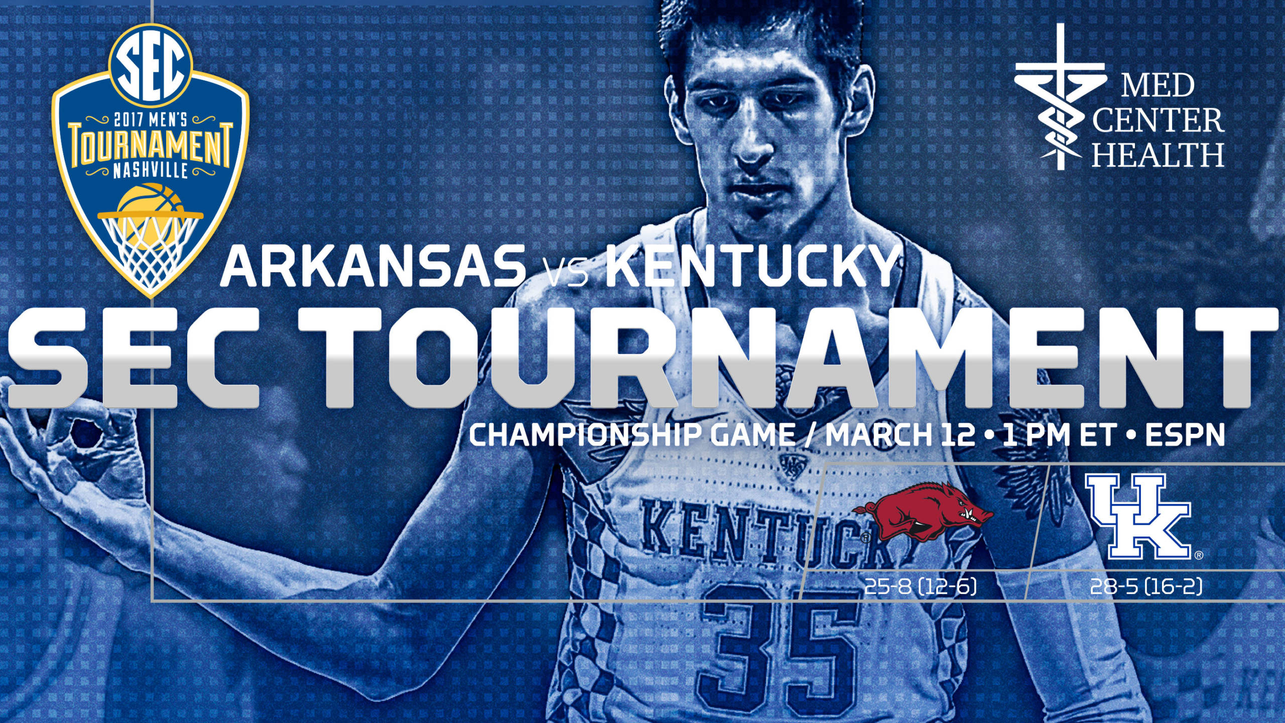 Kentucky Looking for 30th SEC Title, Faces Arkansas