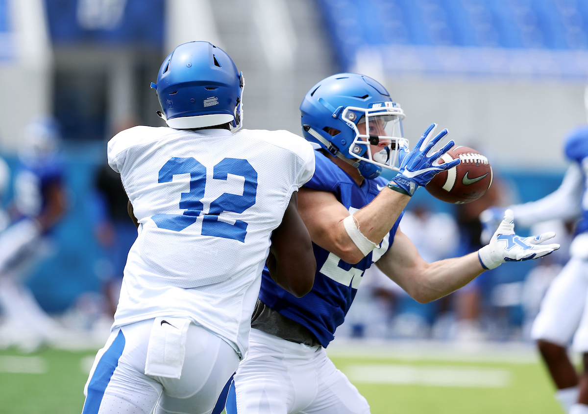 Football training camp Saturday, August 11,  2018. 

Photo by Britney Howard | UK Athletics