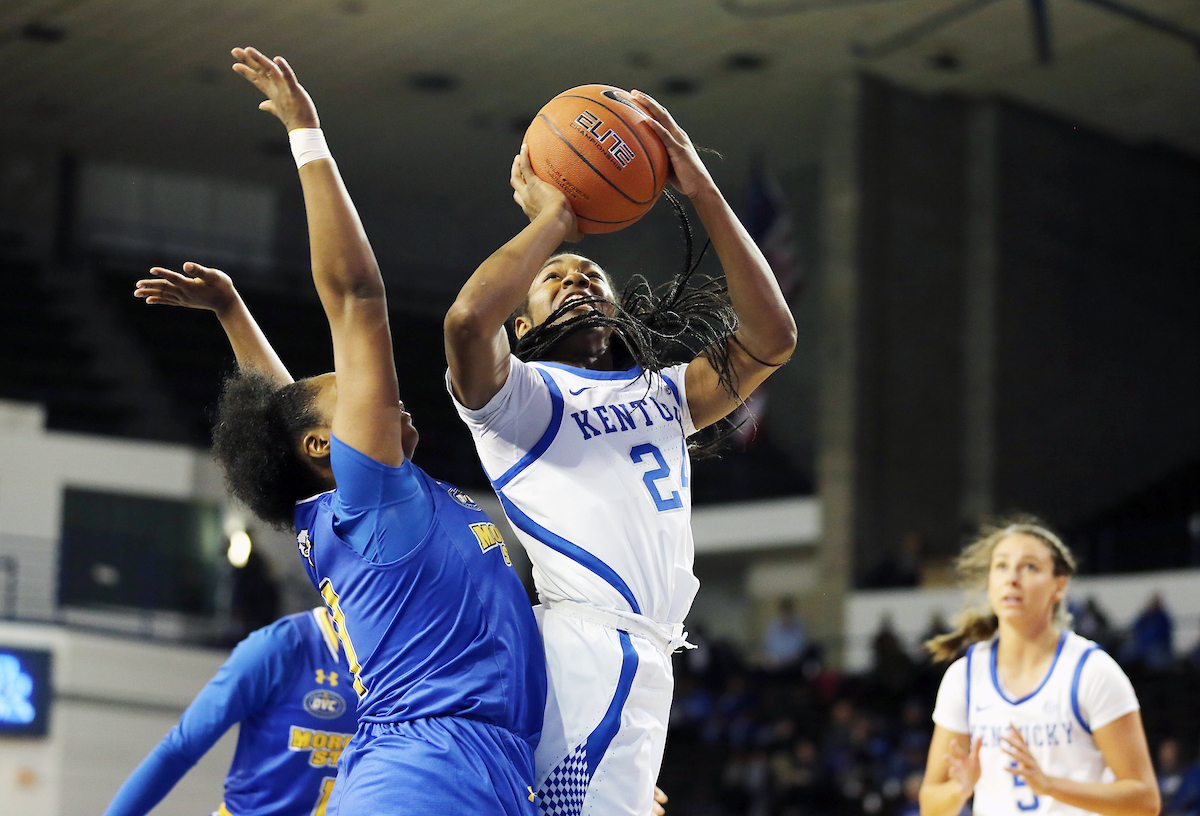 Taylor Murray

UK women's basketball beats Morehead State. 

Photo by Britney Howard  | UK Athletics