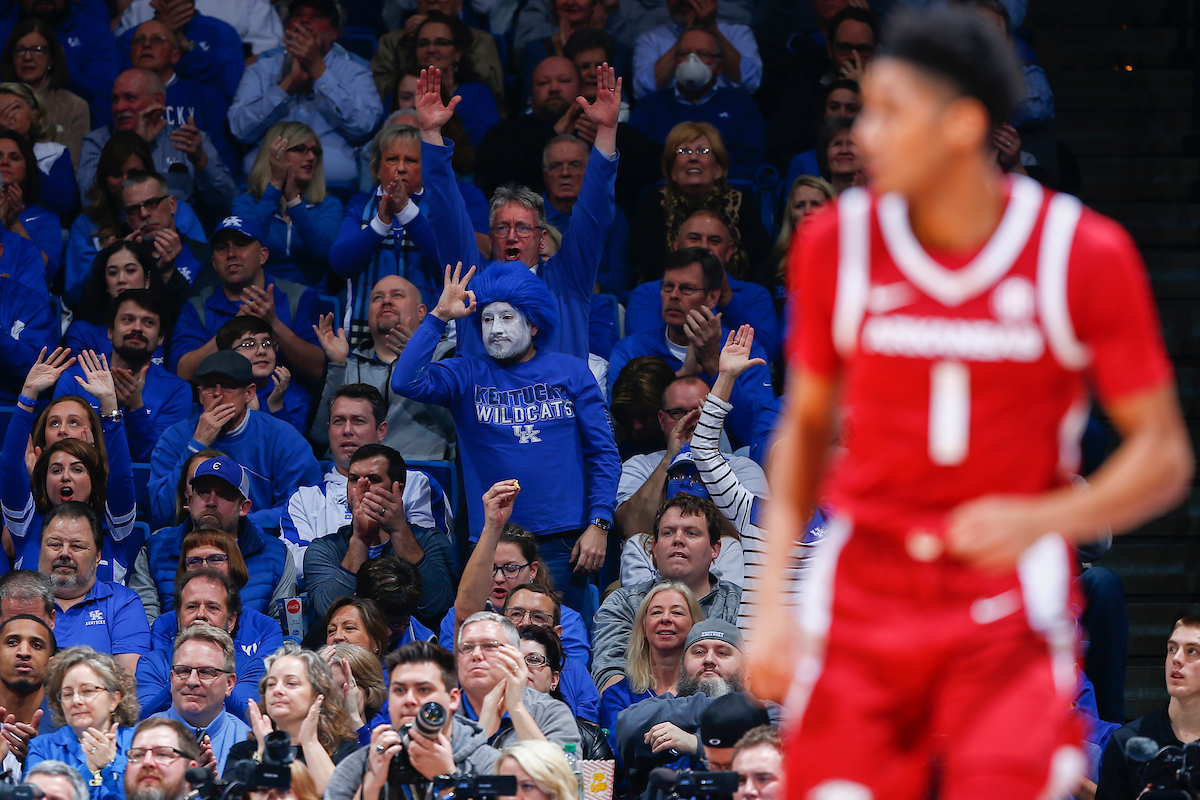 Fans.

Kentucky beat Arkansas 70-66.

Photo by Chet White | UK Athletics