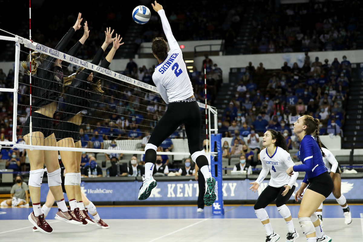 MADI SKINNER.

Kentucky beats Stanford, 3-2.

Photo by Elliott Hess | UK Athletics