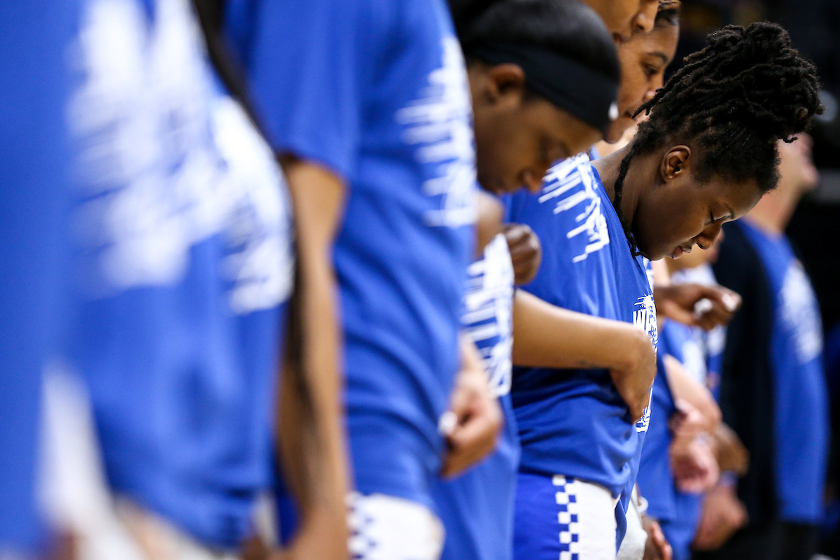 Amanda Paschal. 

Kentucky falls to LSU 65-59. 

Photo by Eddie Justice | UK Athletics