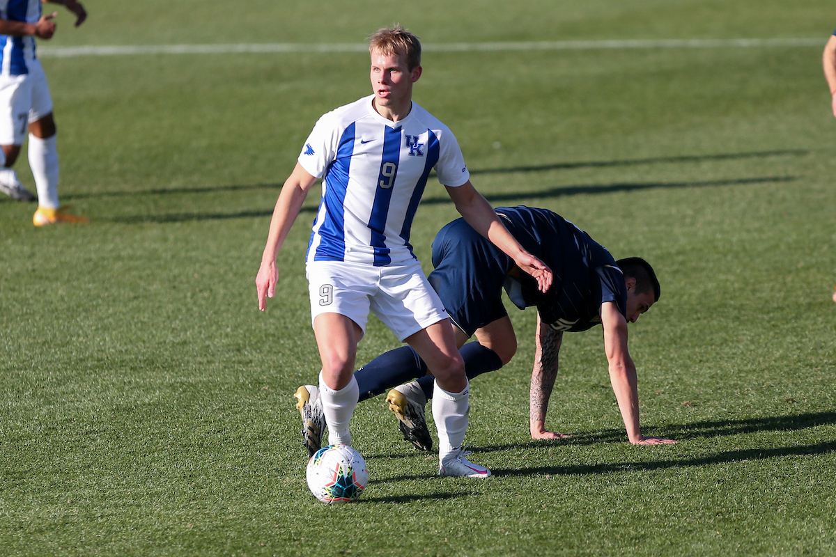 Eythor Bjorgolfsson.

Kentucky ties Akron 1 - 1.

Photo by Sarah Caputi | UK Athletics