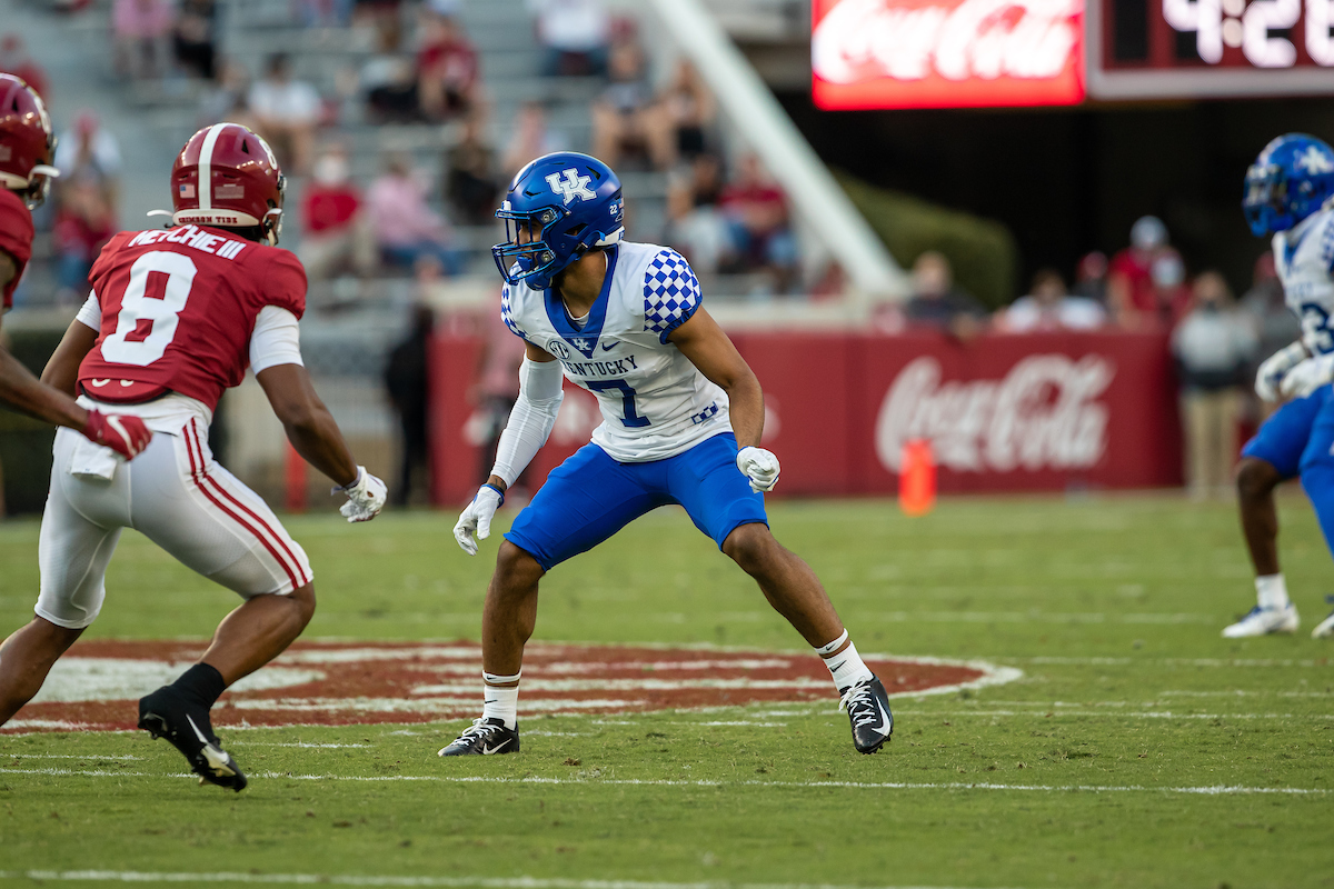 Vito TisdaleAlabama defeats Kentucky 63-3Photo By Brian Moriarty | UK Football