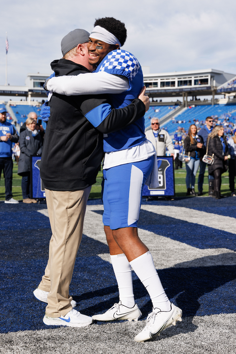 Darren Edmond.

Kentucky beat New Mexico State 56-16.

Photo by Elliott Hess | UK Athletics