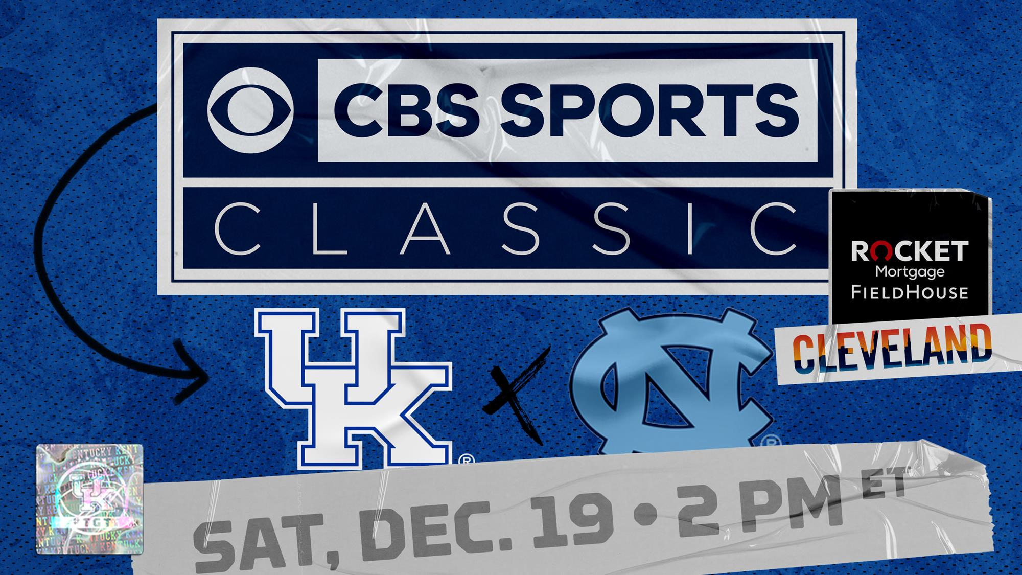 CBS Sports Classic Update: UK to Play North Carolina on Saturday
