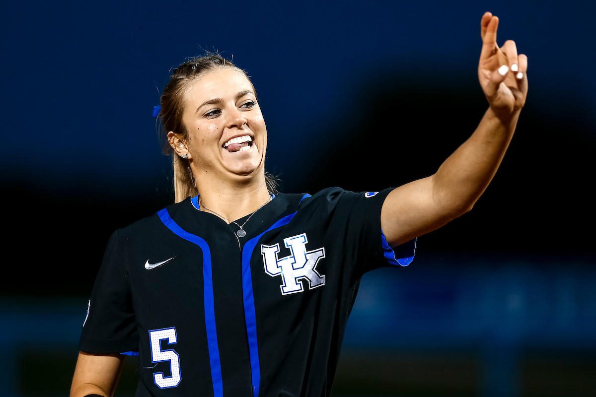 Tatum Spangler.

UK beats NKU 14-0.

Photo by Eddie Justice | UK Athletics
