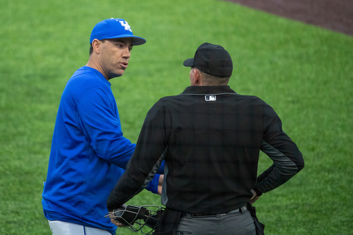 Kentucky Wildcats head coach Nick Mingione

Kentucky baseball defeats Xavier 16-3.

Photo by Mark Mahan | UK Athletics