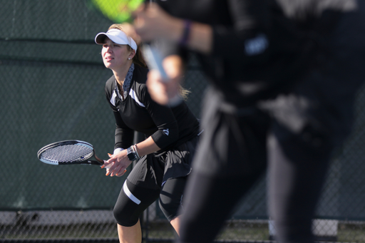 Akvile Parazinskaite. 

Kentucky defeated Florida 4-3 on Friday, March 22nd.

Photo by Eddie Justice | UK Athletics