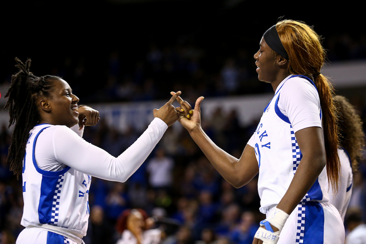 Rhyne Howard. Amanda Paschal. 

Kentucky beat Georgia 88-77.

Photo by Eddie Justice | UK Athletics