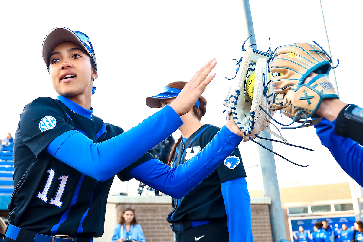 Vanessa Nesby.

UK beats NKU 14-0.

Photo by Eddie Justice | UK Athletics