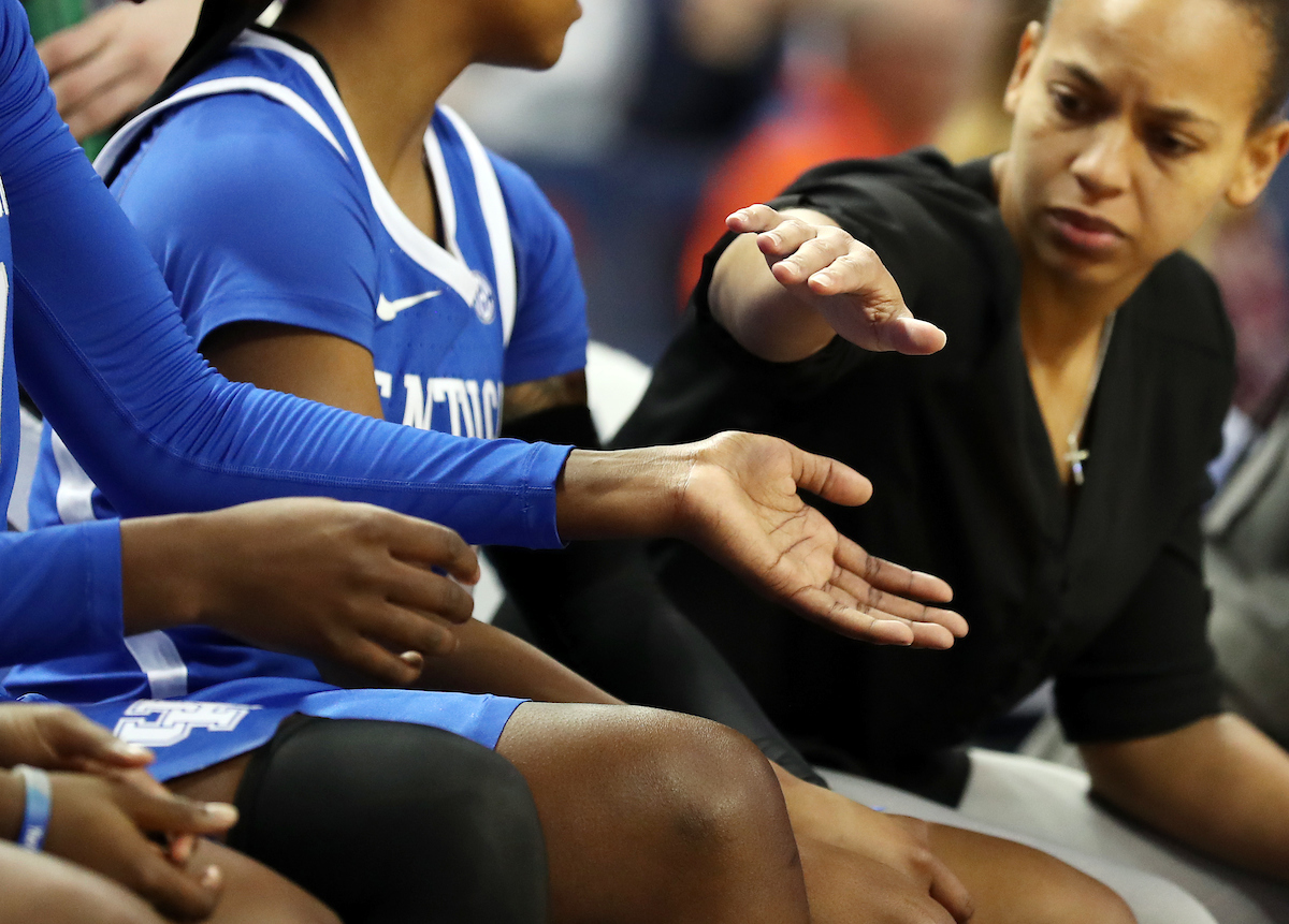 The UK Women's Basketball team beat Auburn.
Photo by Britney Howard | UK Athletics