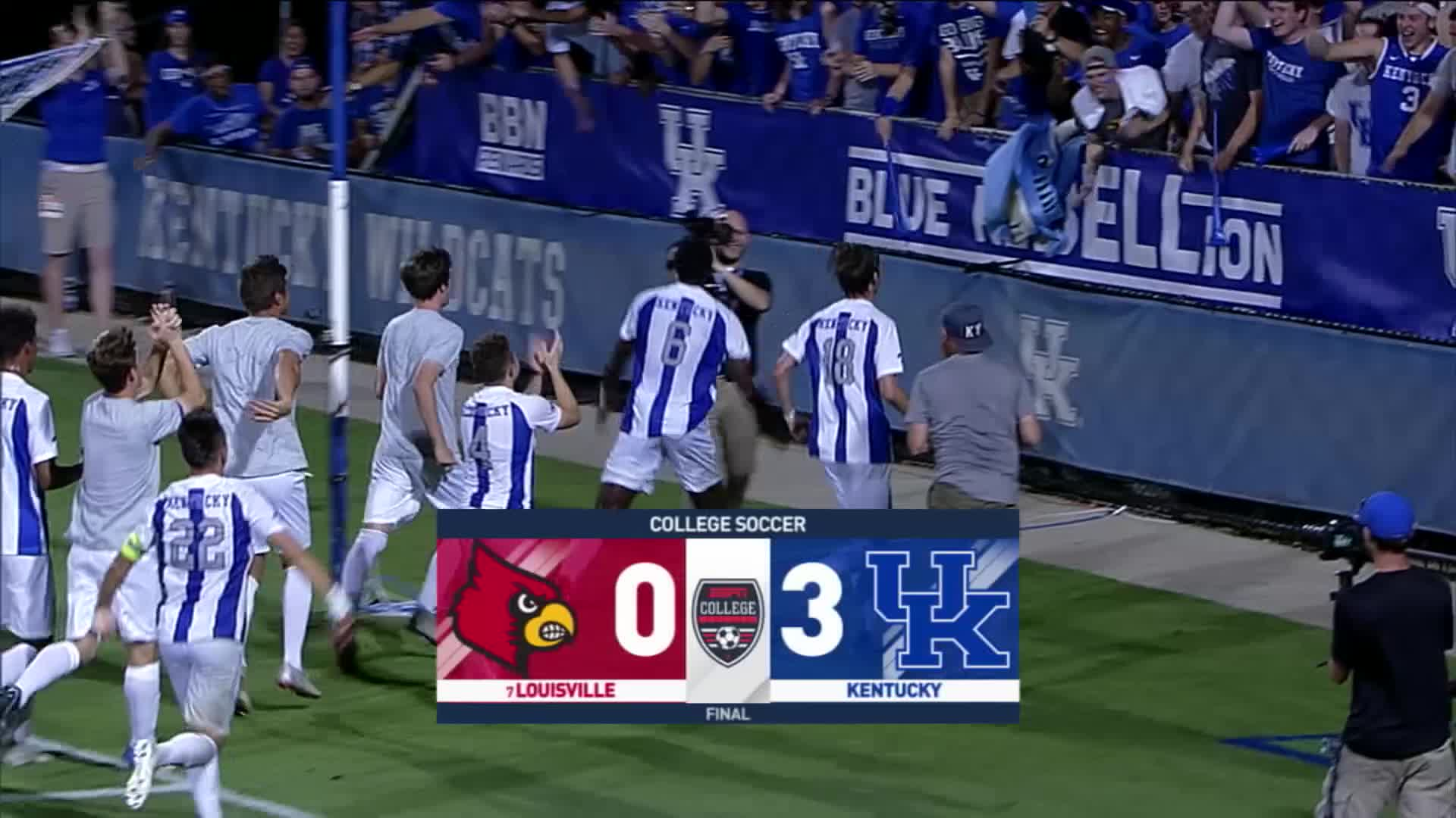 MSC: UK 3, UofL 0