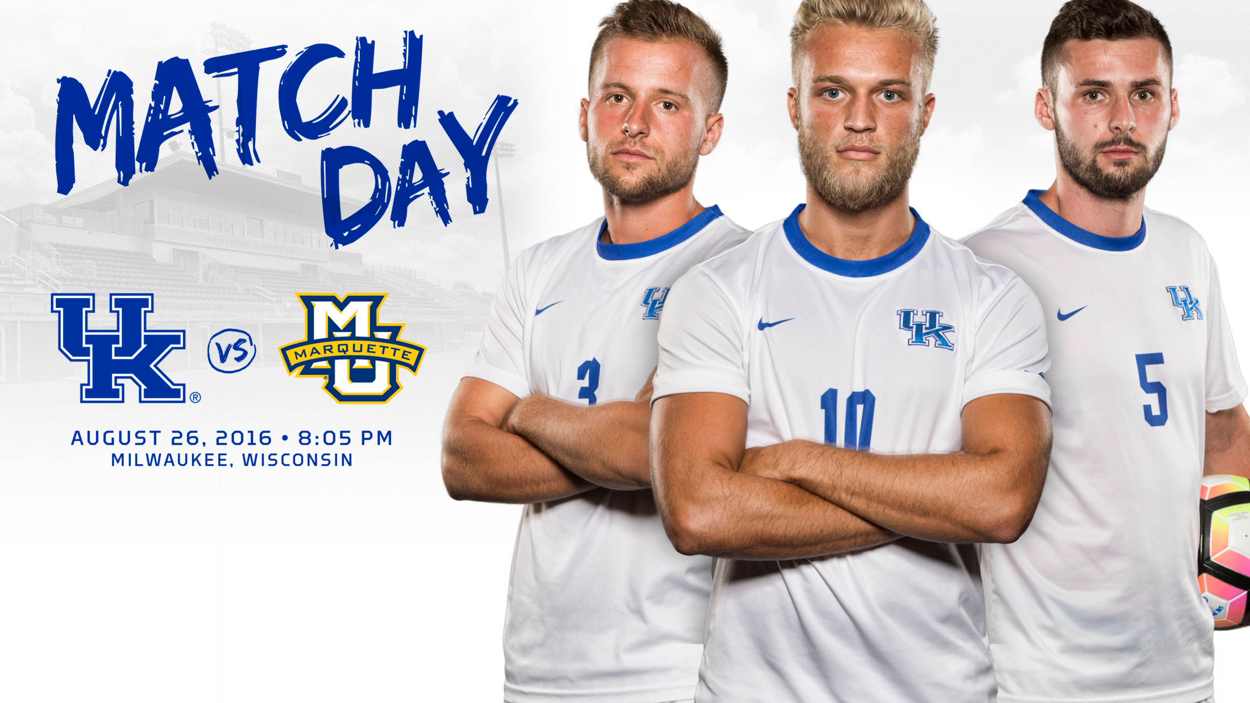 Kentucky Men’s Soccer Begins 2016 at Marquette