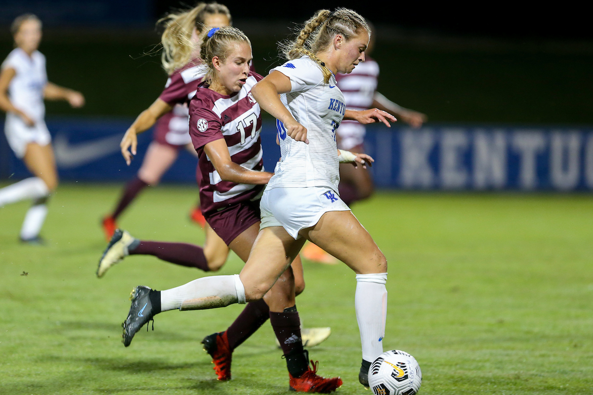 Jordyn Rhodes.

Kentucky loses to Texas A&M 3 - 0.

Photo by Sarah Caputi | UK Athletics