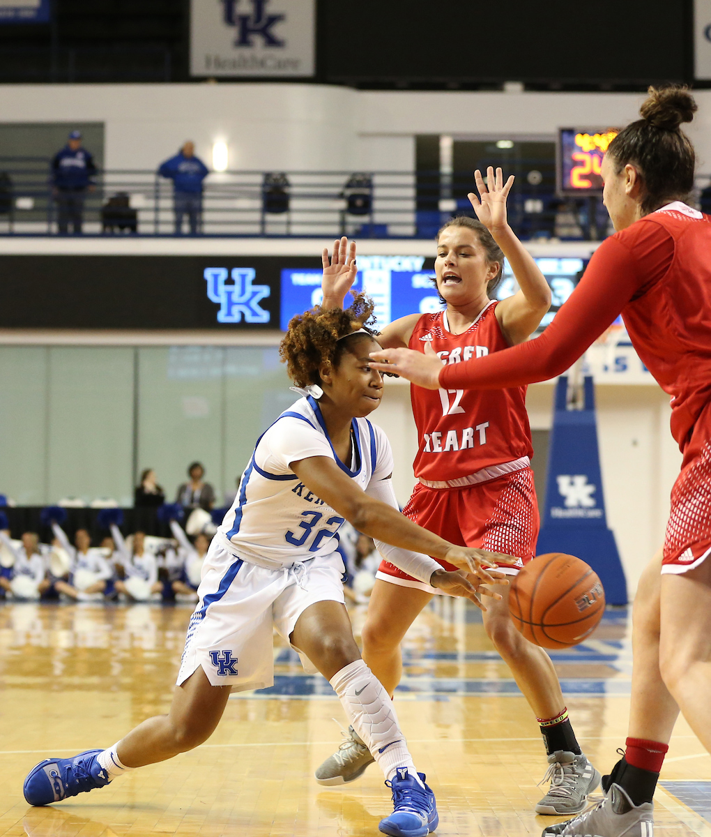 Jaida Roper. 

UK beats to Sacred Heart University 71-43. 


Photo By Barry Westerman | UK Athletics
