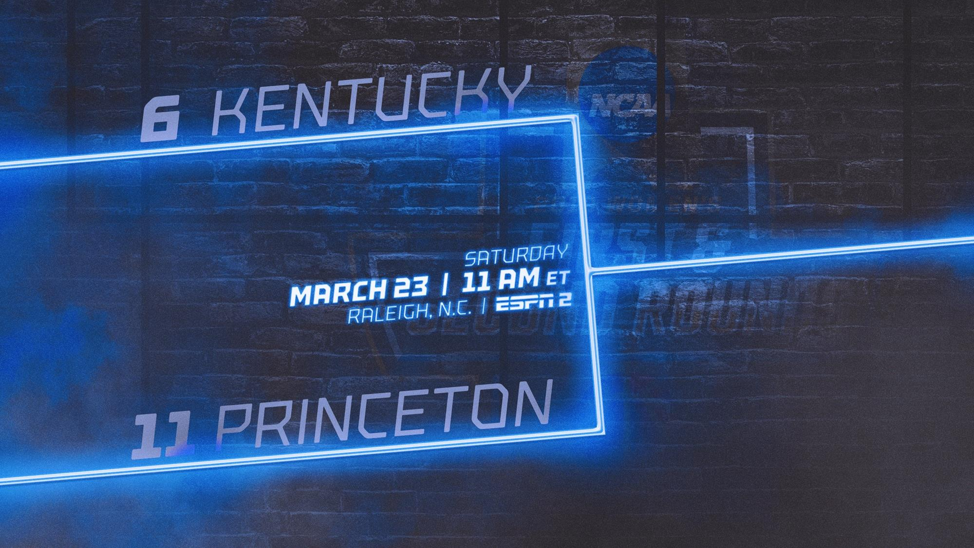 No. 17 Kentucky Ready for NCAA Tournament Opener vs. Princeton