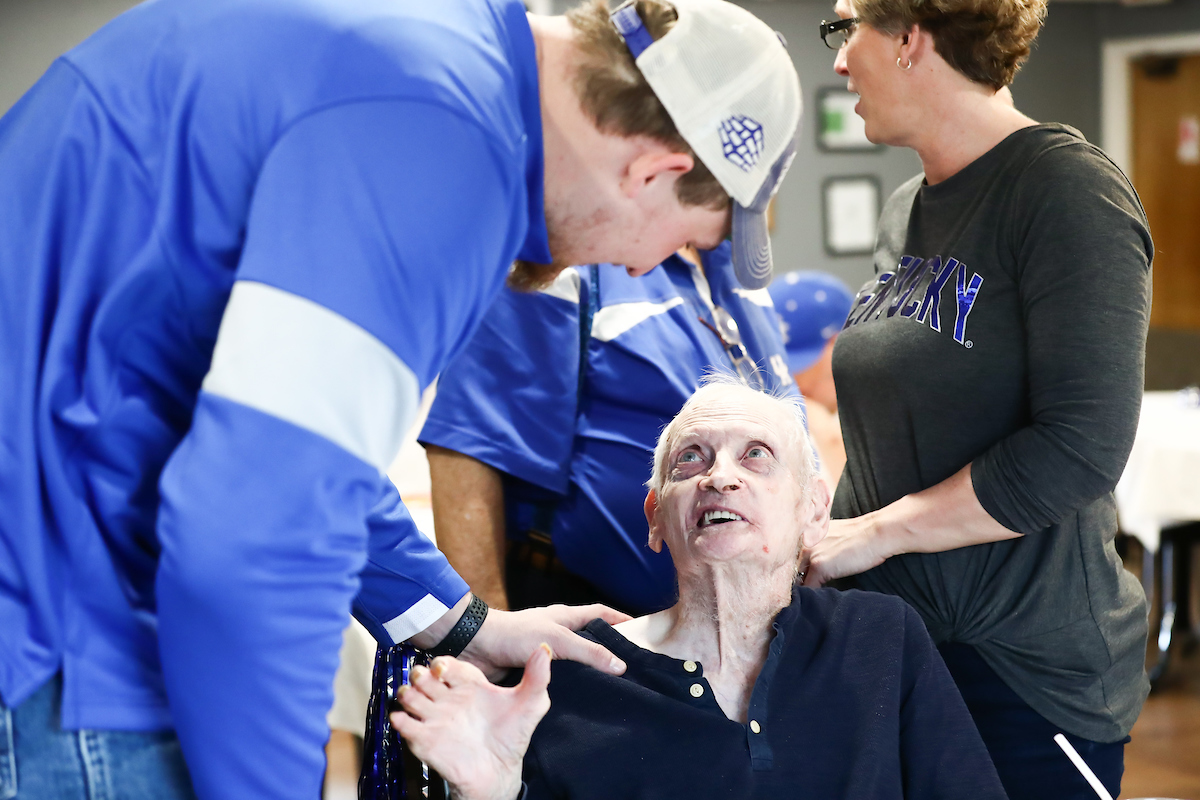 Cambridge Place named its dining hall the “Landon Young Dining Hall” for his support of the retirement home throughout his Wildcat career.  


Photo by Elliott Hess | UK Athletics