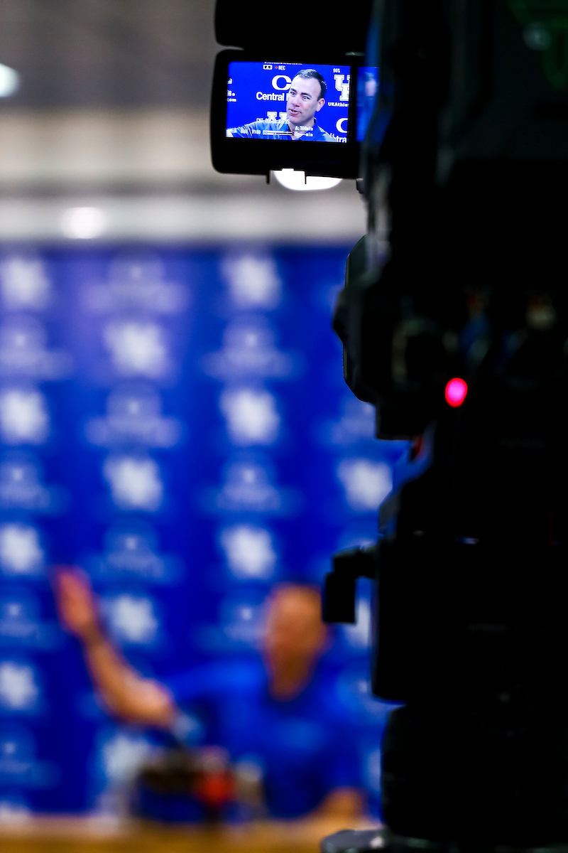 Nick Mingione.

Kentucky Softball and Baseball media day

Photo by Eddie Justice | UK Athletics