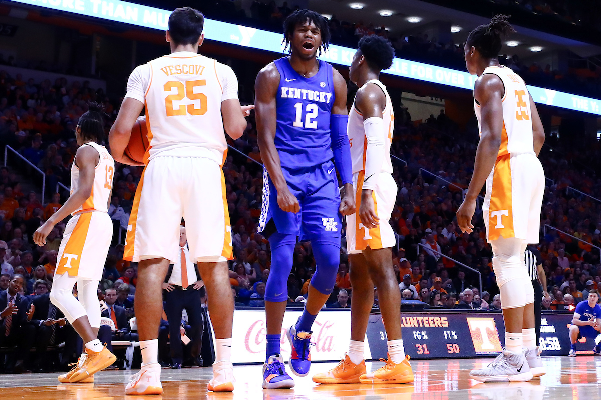 Keion Brooks Jr.

Kentucky beat Tennessee, 77-64.

Photo by Elliott Hess | UK Athletics