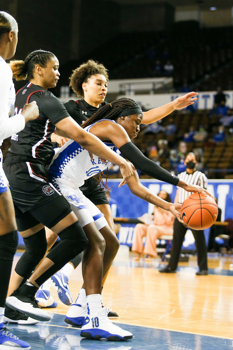Rhyne Howard.

Kentucky falls to South Carolina 75-70.

Photo by Hannah Phillips | UK Athletics