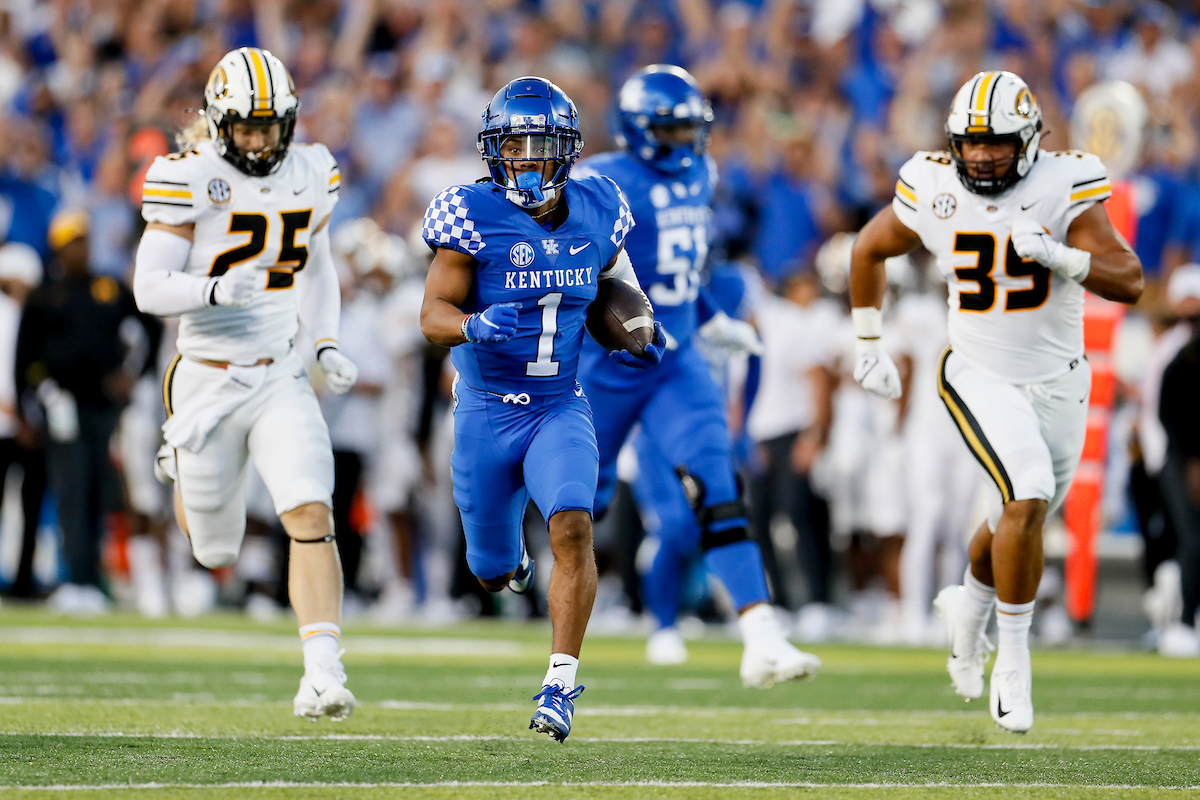 Wan’Dale Robinson.

Kentucky beat Missouri 35-28.

Photos by Chet White | UK Athletics