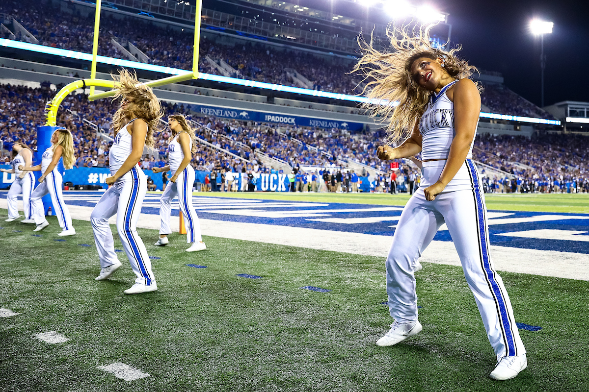 Madelyn Trent.

UK beat LSU 42-21.

Photo by Eddie Justice | UK Athletics