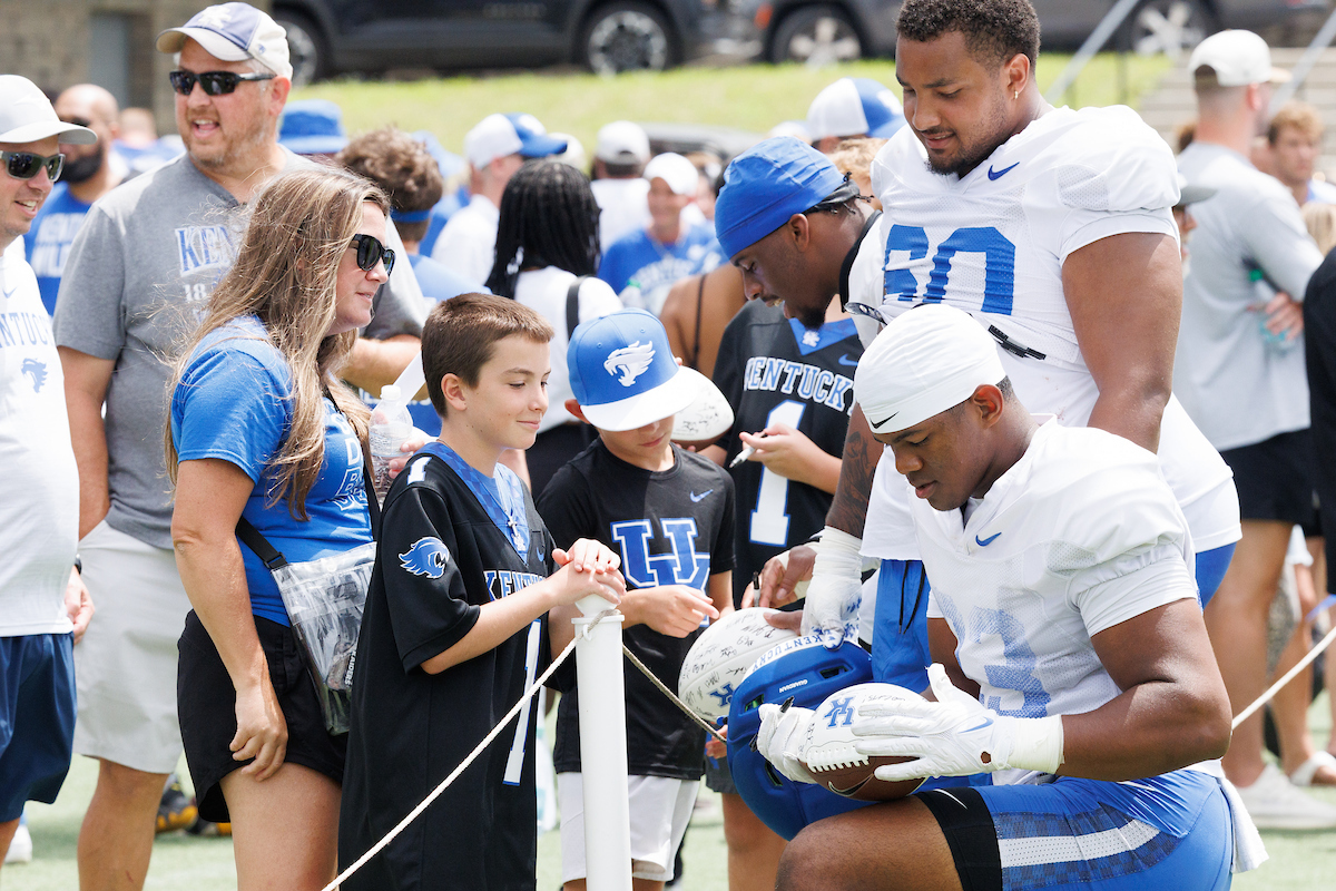 Kentucky Football Fan Day Photo Gallery