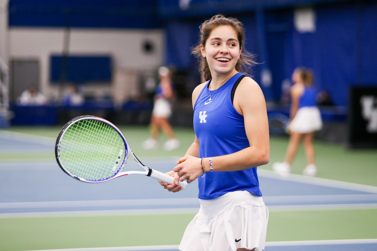 Fiona Arrese.

Kentucky beats Western Kentucky University.

Photo by Hannah Phillips | UK Athletics