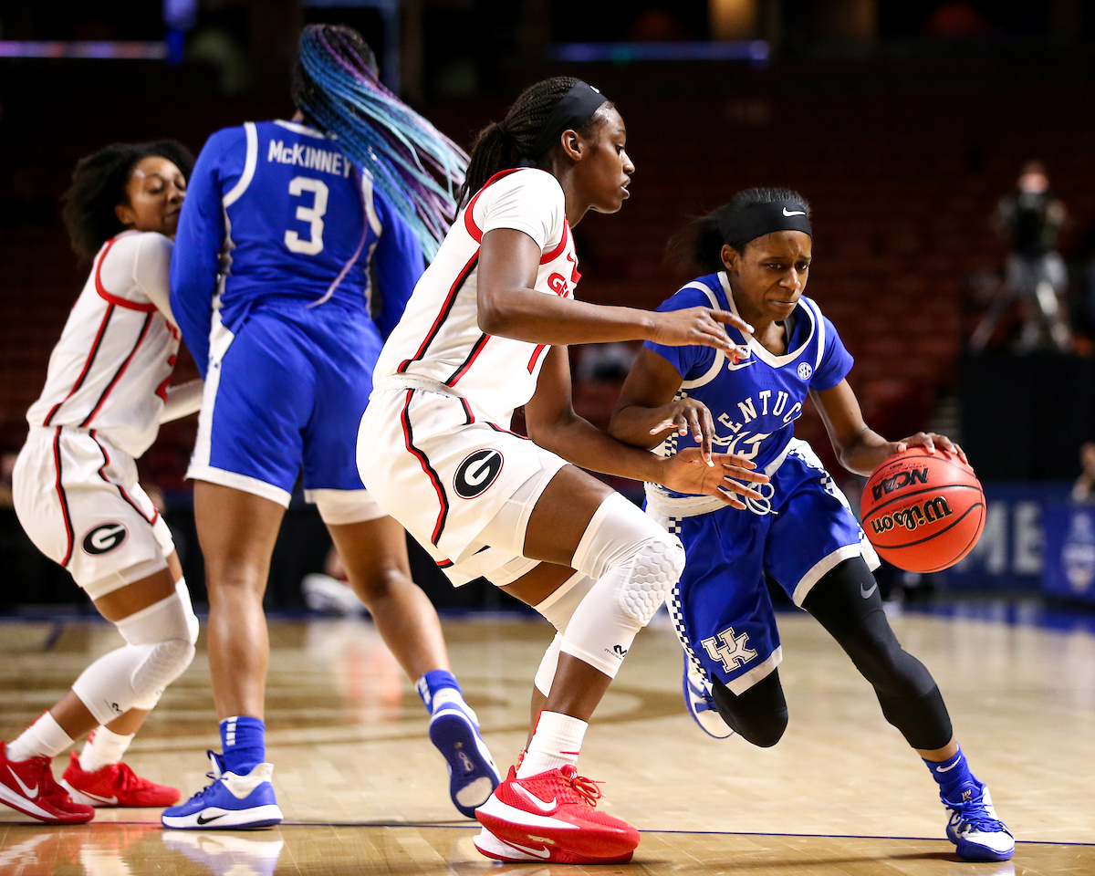 Chasity Patterson. 

Kentucky loses to Georgia 78-66 at the SEC Tournament. 

Photo by Eddie Justice | UK Athletics