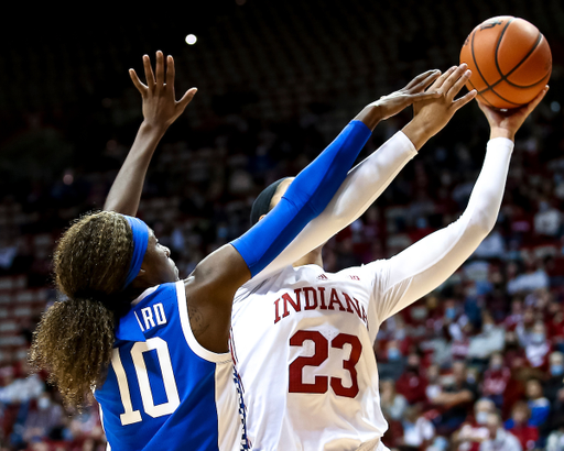 Rhyne Howard. 

Kentucky loses to Indiana 88-67.

Photo by Eddie Justice | UK Athletics