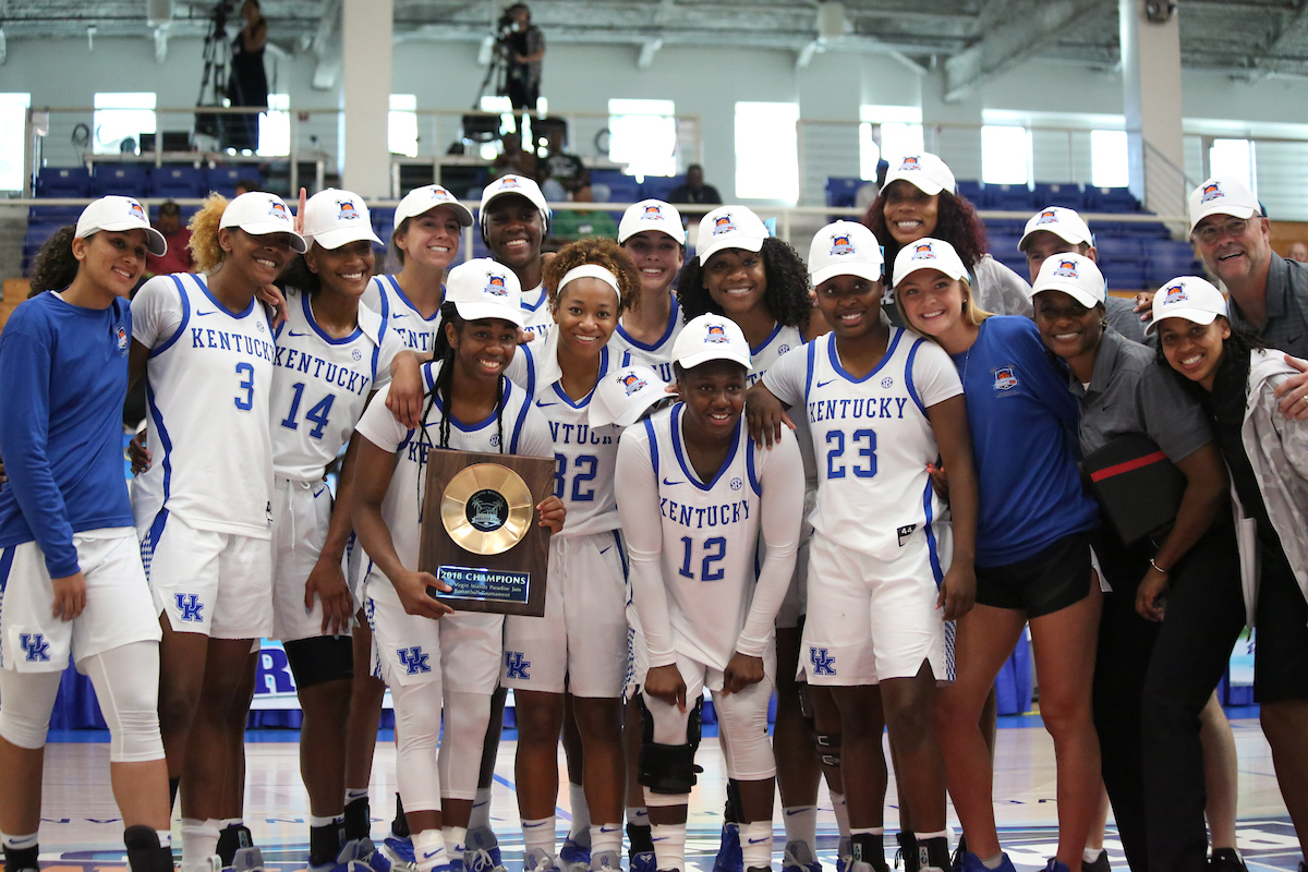 Game Three - Kentucky vs. UNC

The women's basketball team travels to Saint Thomas to compete in the 2018 Paradise Jam Tournament from November 22nd-24th at the University of the Virgin Islands.

Photos by Noah J. Richter | UK Athletics