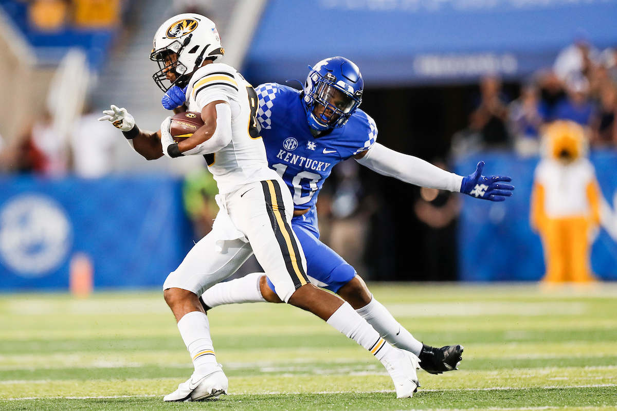 Jacquez Jones.

Kentucky beat Missouri 35-28.

Photos by Chet White | UK Athletics