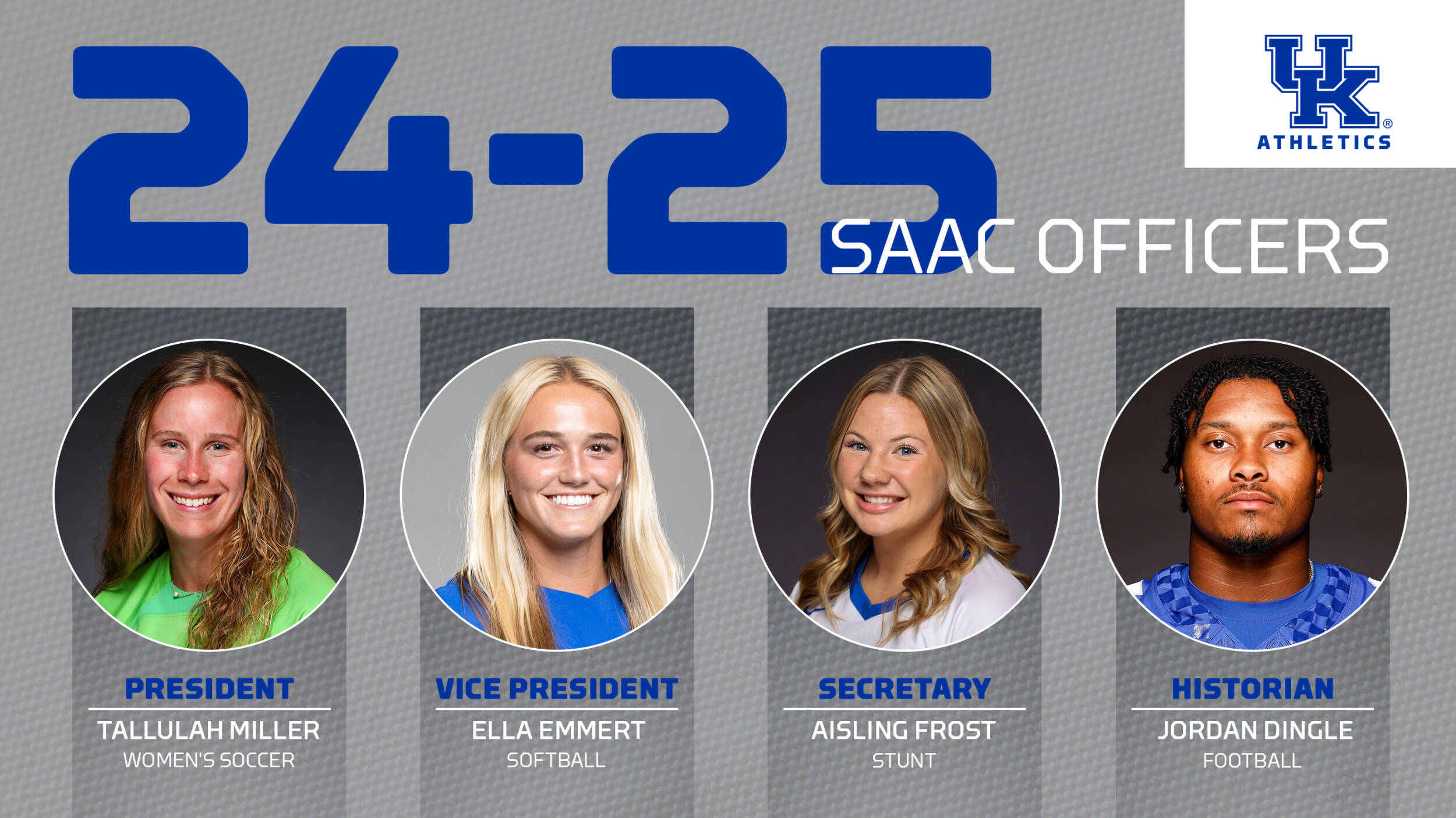 UK Athletics SAAC Announces Officers for 2024-25