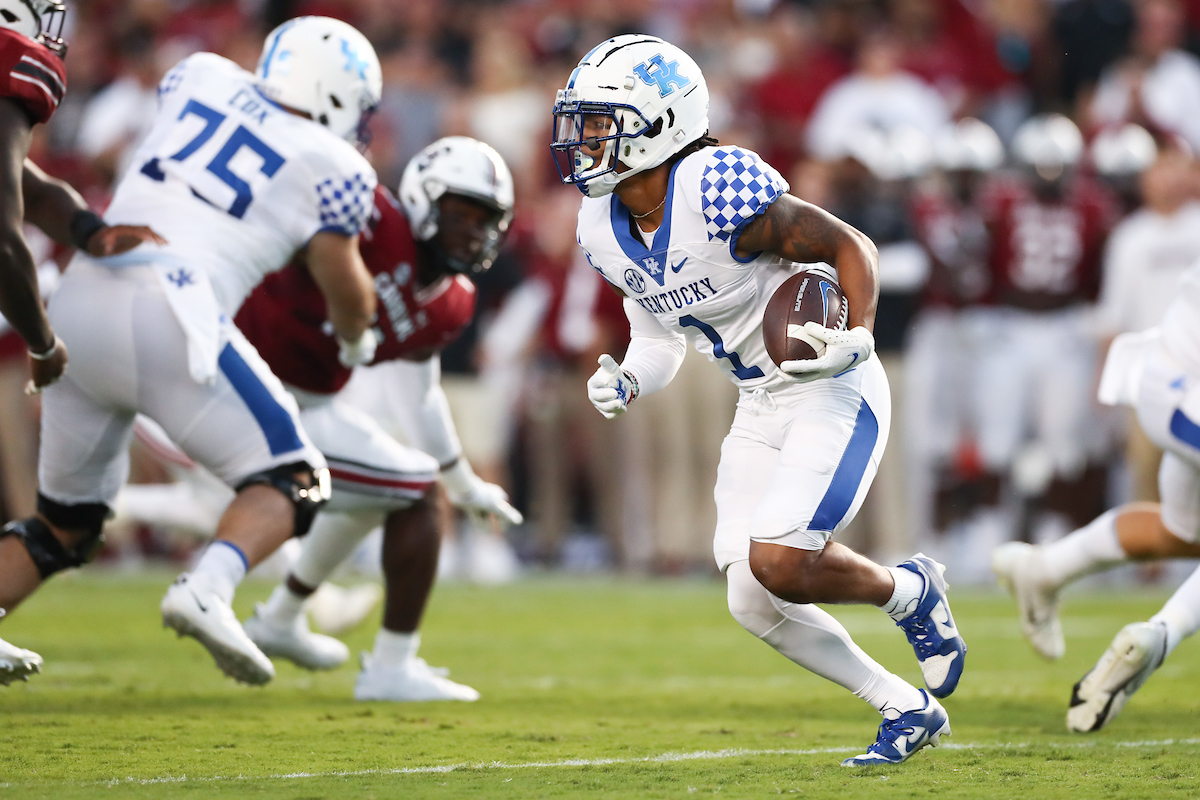 Wan’Dale Robinson.

Kentucky beats South Carolina, 16-10.

Photo by Elliott Hess | UK Athletics