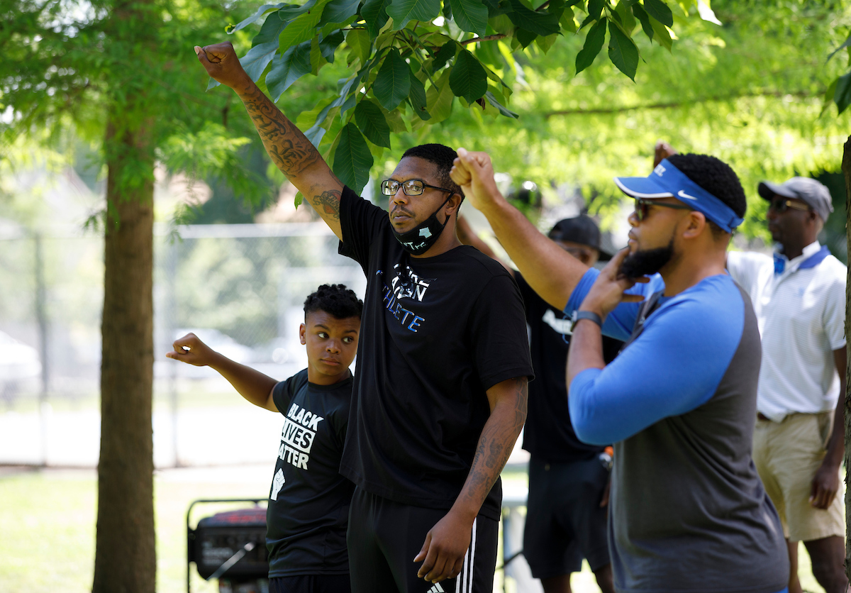 Walk Forward rally on June 13, 2020. Photo by Mark Cornelison | UKphoto