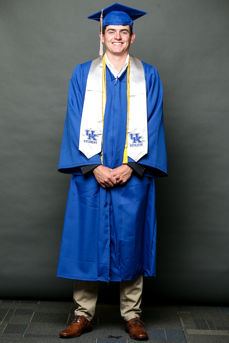 Zach Norris. 

2020-21 Graduation.

Photo by Eddie Justice | UK Athletics