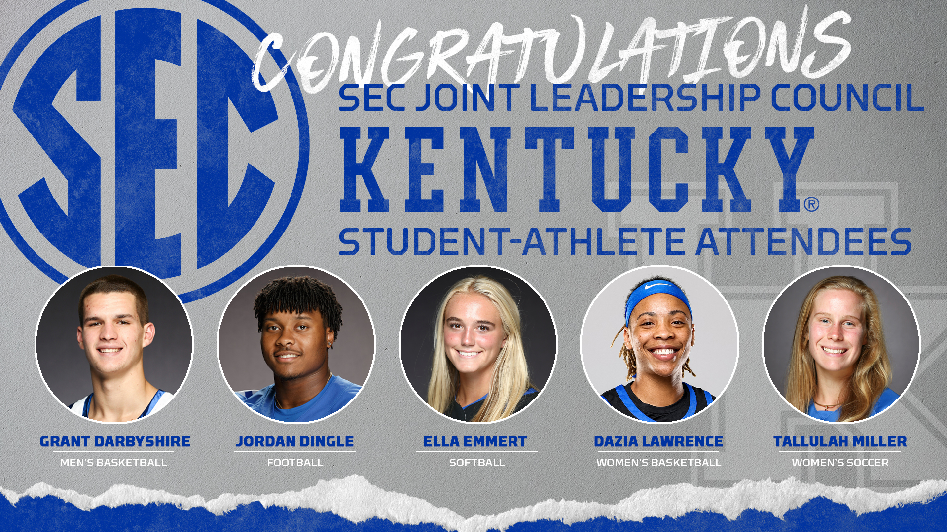 Five Wildcats to Attend SEC Joint Leadership Council