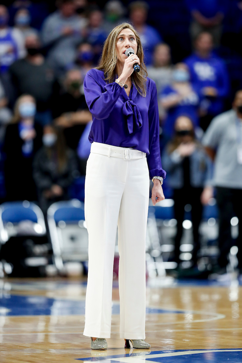 National Anthem.

Kentucky beat Missouri 83-56.

Photos by Chet White | UK Athletics