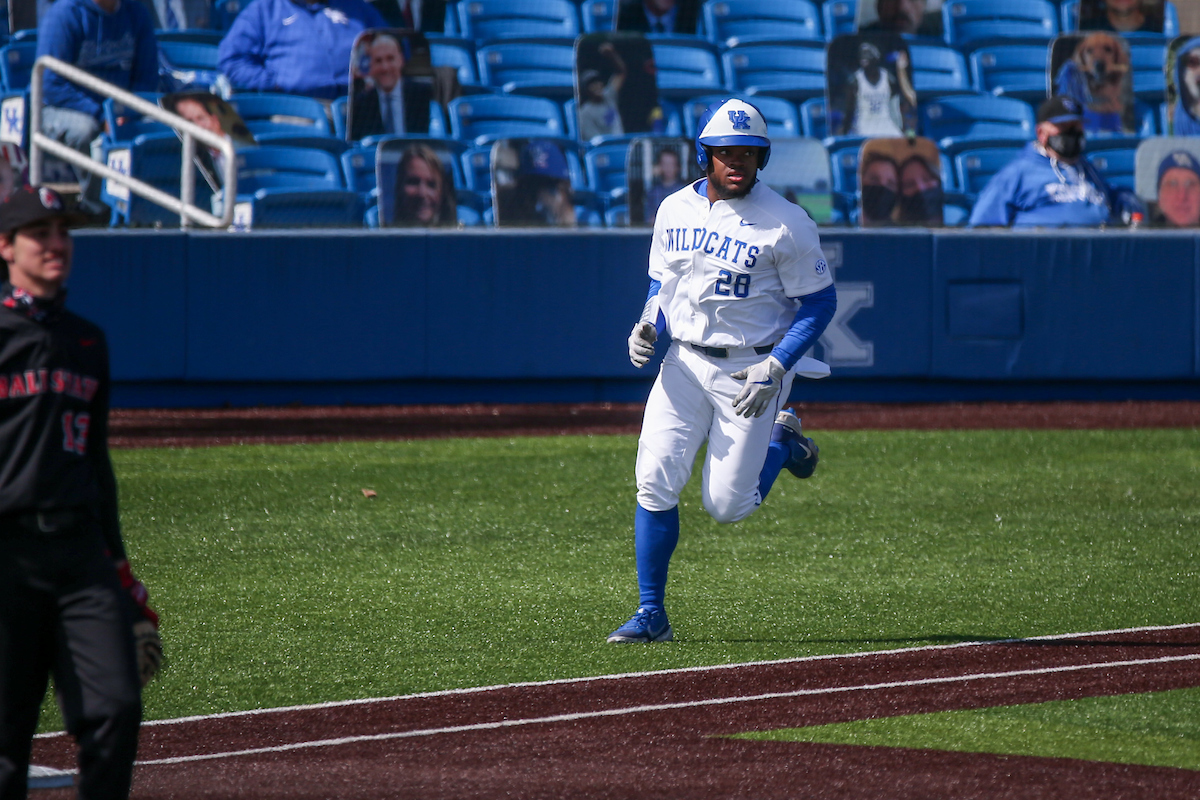Oraj Anu.

Kentucky beats Ball State 6 - 0.

Photo by Sarah Caputi | UK Athletics