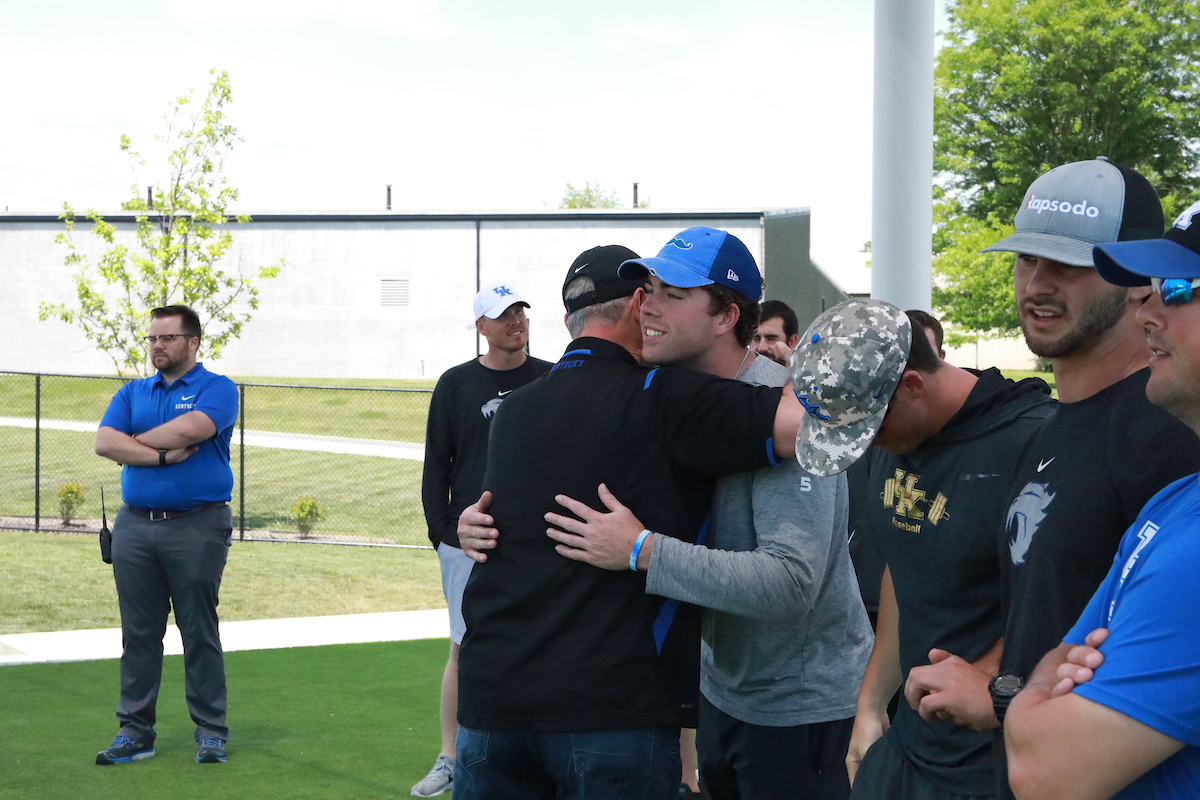 The Keith Madison bobble head was unveiled at Kentucky Proud Park on May 16, 2019.

Photo by Noah J. Richter | UK Athletics