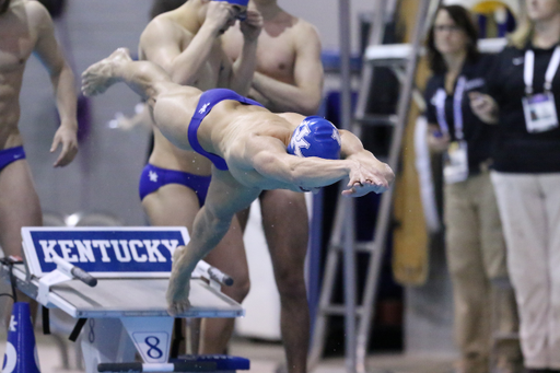 UK Swimming & Diving in action against Cincinnati on Friday, January 26, 2018 at Lancaster Aquatic Center in Lexington, Ky.

Photos by Noah J. Richter | UK Athletics