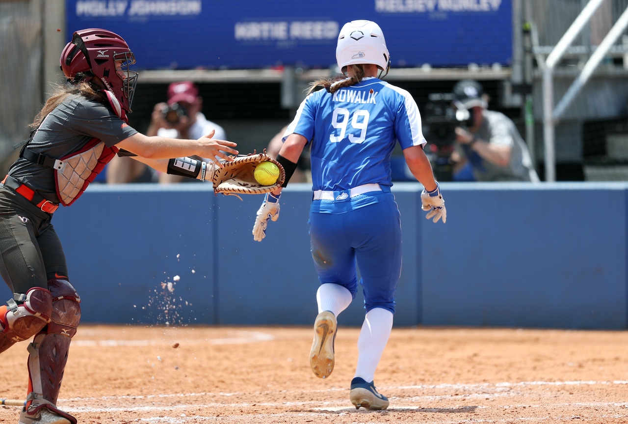 Kayla Kowalik

Softball beat Virginia Tech 8-1 in the second game of the NCAA Regional Tournament.

Photo by Britney Howard | UK Athletics